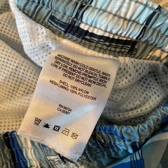 Columbia Backcast II Printed Swim Trunks Blue Fish​​​​​​​​​​ - Picture 8 of 15